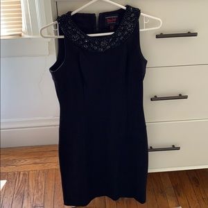 All black banana republic dress